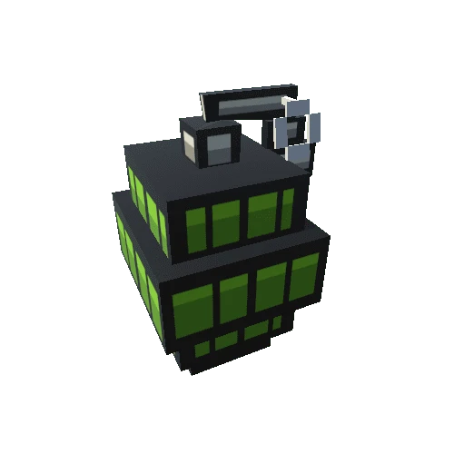 Pixel Grenade Green
